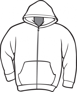 28+ Collection of Hoodie Clipart Black And White | High quality ...