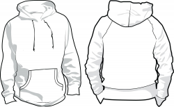 Vibrant Hoodie Clipart Template Sweater - cilpart