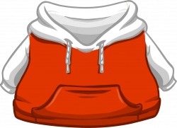 White and Red Two-tone Hoodie | Club Penguin Wiki | FANDOM powered ...