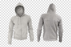 Grey zip-up hoodie collage, Hoodie T-shirt Mockup Zipper ...