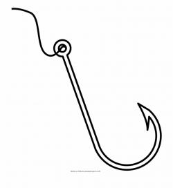 Coloring Pages Of Fish Hooks - Fish Hook Coloring Page ...
