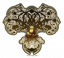 art nouveau Buddha Bodhi tree. oh i love it! | Misc. | Pinterest ...