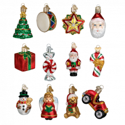 Mini Christmas Ornament Set | Old World Christmas – Callisters Christmas