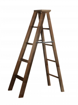 Ladder Stairs A-frame Clip art - Brown herringbone ladder 1900*2548 ...