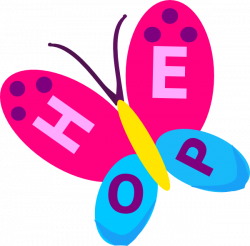 Hope Butterfly Clip Art at Clker.com - vector clip art online ...