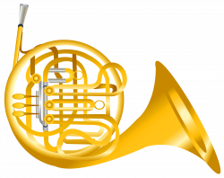 French Horn Transparent PNG Clipart | Gallery Yopriceville - High ...