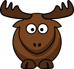 OnlineLabels Clip Art - Cartoon Elk