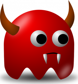 Download Pcman Game Baddie Devil clip art vector today. Description ...