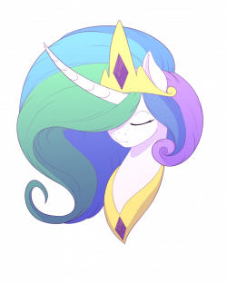 1349348 - artist:souladdicted, crown, curved horn, eyes closed ...