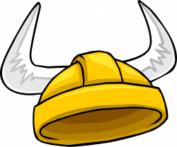 Gold Viking Helmet (Puffle Hat) | Club Penguin Wiki | FANDOM powered ...