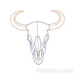 How To Draw A Longhorn Skull – Pop Path