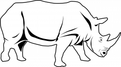 Clipart - rhino