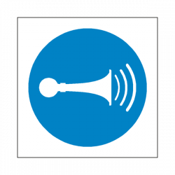Sound Horn Symbol Sign | PVC Safety Signs