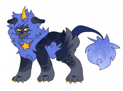 Lion Dog with a horn OTA (OPEN) by XCaninespiritX on DeviantArt