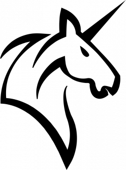 Unicorn Head Horse With A Horn Svg Png Icon Free Download (#74497 ...
