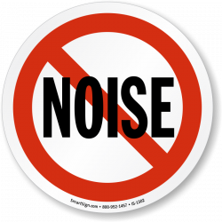 Noise Sound Vehicle horn Clip art - No Noise Cliparts 800*800 ...