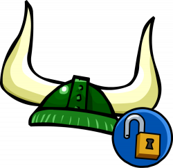 Green Viking Helmet | Club Penguin Rewritten Wiki | FANDOM powered ...