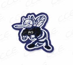 Walnut Springs HS Hornet Sleeve Mascot