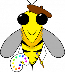 Clipart - Bee Artist