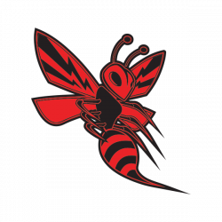Printed vinyl Red Hornet, Wasp, Vespa | Stickers Factory