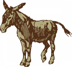 Cartoon Mule | Donkey clip art - vector clip art online, royalty ...