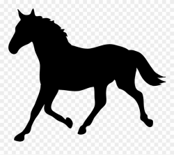 Tennessee Walking Horse Silhouette Equestrian Horse - Simple ...