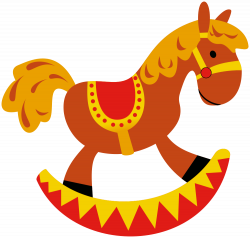 OnlineLabels Clip Art - Toy Horse (CMYK)