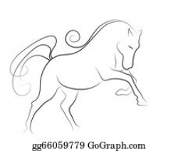Horses Clip Art - Royalty Free - GoGraph