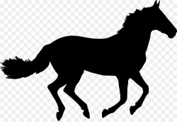 Silhouette Horse PNG Mustang Friesian Horse Clipart download ...