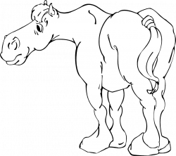 Horses | Free Stock Photo | Illustration of a cartoon horse | # 3289