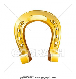 EPS Illustration - Golden horseshoe. Vector Clipart ...