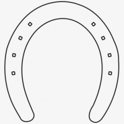 Miles Horseshoe 2 Clip Art - Outline Of A Horse Shoe #72563 ...