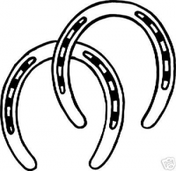 Wedding horseshoe black clipart - Clipartix
