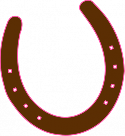 Pink Brown Horseshoe Clip Art at Clker.com - vector clip art online ...