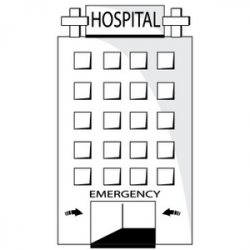 Free Hospital Clipart Black And White, Download Free Clip ...