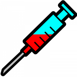 You can use this simple syringe clip art on your medical related ...
