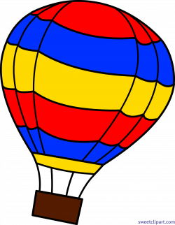 Hot Air Balloon 2 Clip Art - Sweet Clip Art