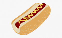 Hotdog Clipart Food Cookout - Hot Dog Illustration ...