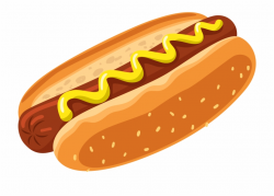 Junk Food Clipart Chili Hot Dog - Hot Dog Vector Png ...