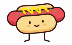 Hot Dog Doodle , Png Download - hot dog cartoon png, Free ...