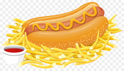 Hot Dog French Fries PNG French Fries Hot Dog Clipart ...