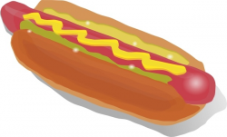 Hot Dog Sandwich clip art Free vector in Open office drawing ...