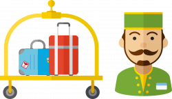 HD Hotel Clipart Cafe Waiter - Png Hotel Icon Transparent ...