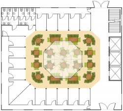 Food Court Floor Plan. This example was created in ...
