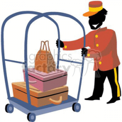 bellhop clipart. Royalty-free clipart # 161414