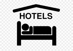 Hotel Sleeping Accomodation Clip Art Black White Hi - Hotel ...