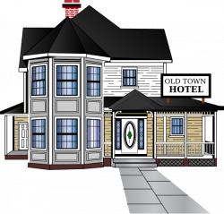 Old Town Hotel Clip Art at Clker.com - vector clip art online ...