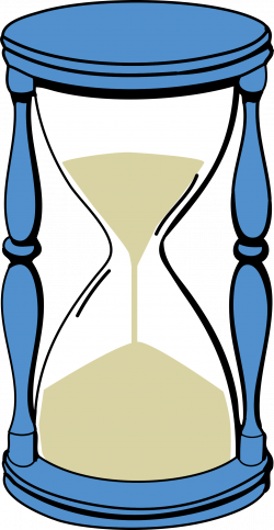 Clipart - hourglass with sand
