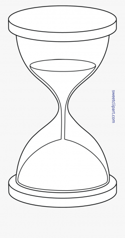 Hourglass Clipart Black And White - Sand Clock Png White ...