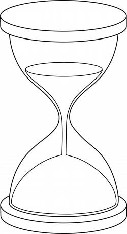 28+ Collection of Hourglass Clipart Black And White | High quality ...